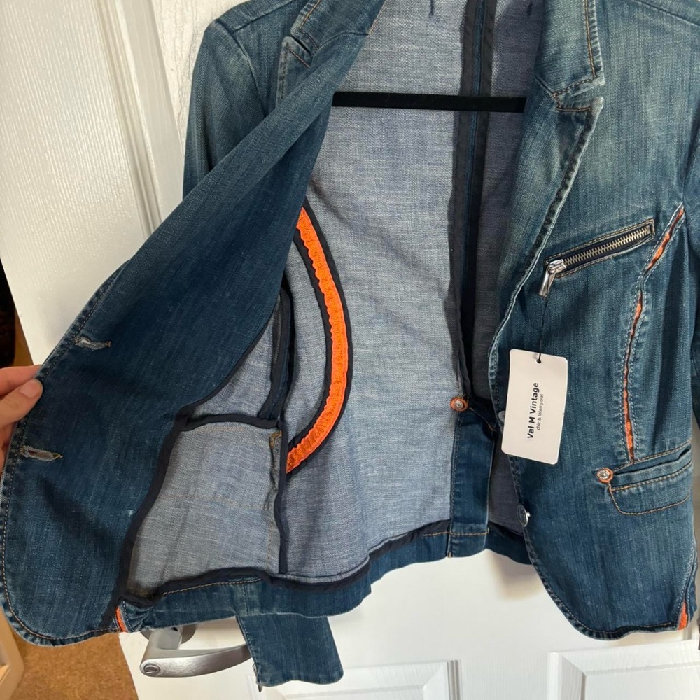 Jean Paul Gaultier vintage denim blazer - Picture 6 of 8